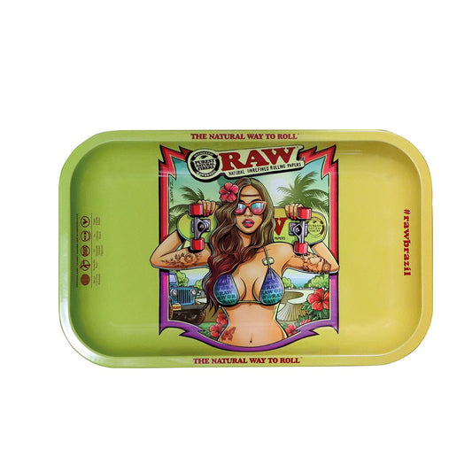 RAW Rolling Tray Brazil S 275x175x25mm Metall