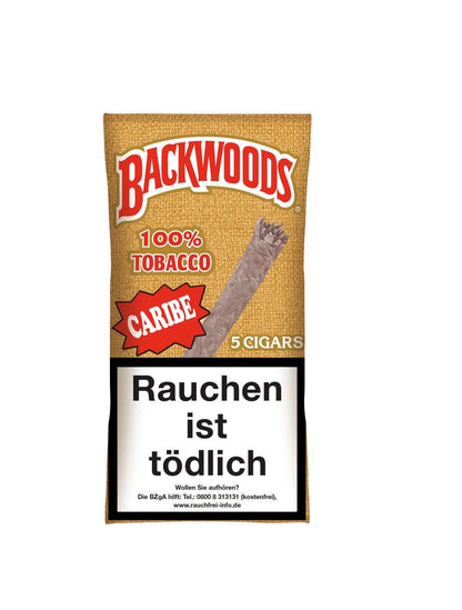 Backwoods Caribe VE 1 Pack mit je 5 Cigars