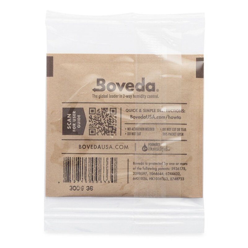 Boveda 2 Way Humidity Control 58% Gr. 8 g Wrapped