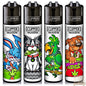 Clipper "STONED ANIMALS" VE 4x1 Stk Display Nachfüllbar Serie STONED ANIMALS