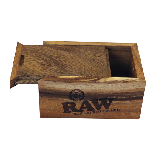 RAW Holzbox mit Schiebedeckel 130x80x60 mm