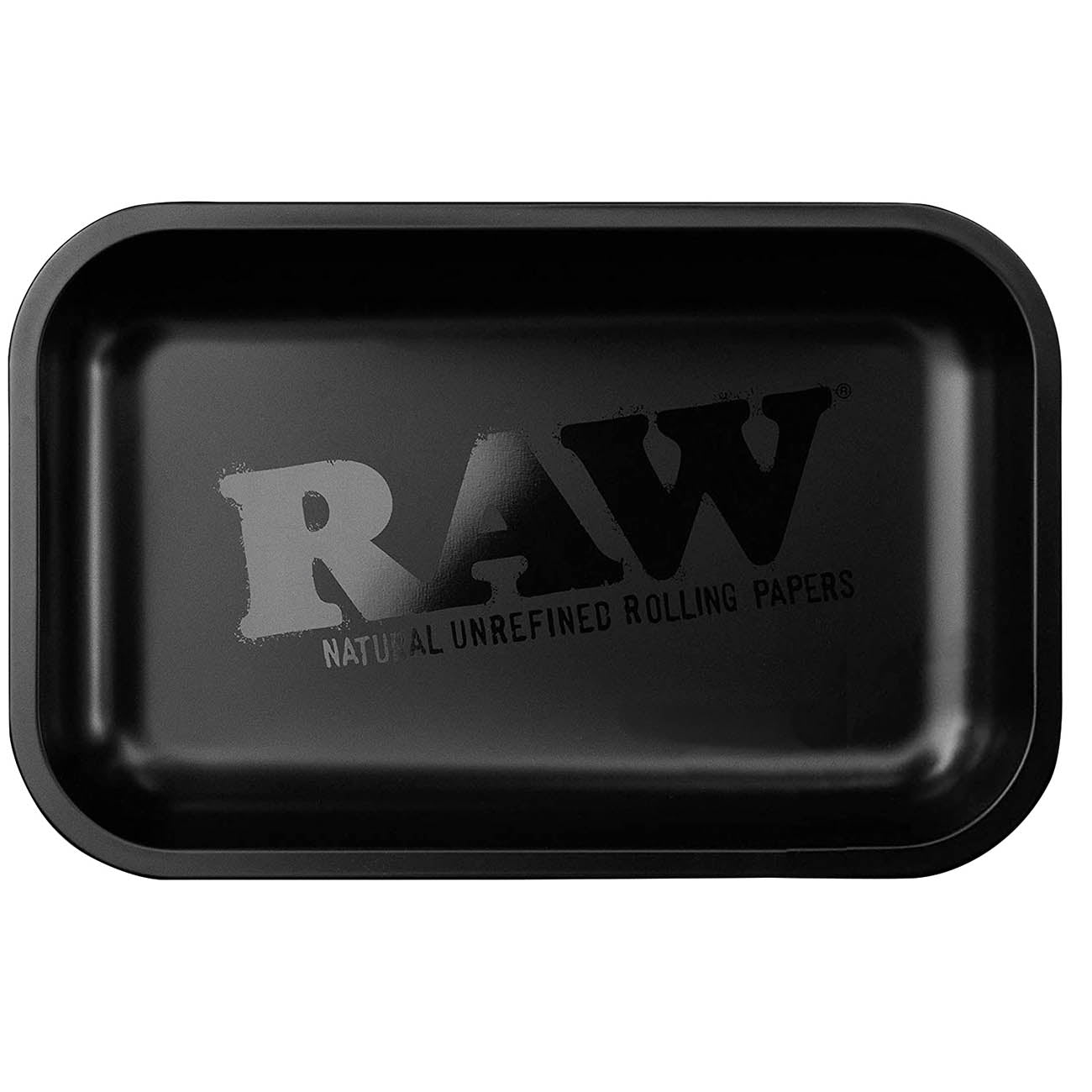 RAW Rolling Tray matt schwarz 275x175mm Metall