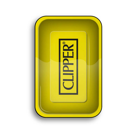 Clipper Rolling Tray Fire Flow YELLOW 275x175mm Metall